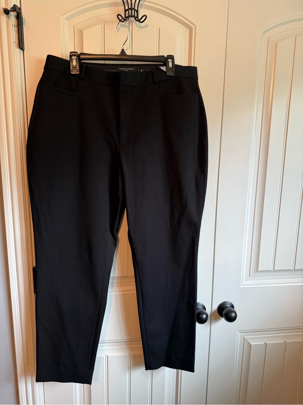 Banana Republic Black Sloane Dress Pants - Classic Straight Fit